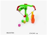 OBL647584 - Bow and arrow ping-pong bowling gun