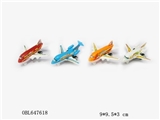 OBL647618 - Solid color taxiing aircraft