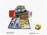 OBL647692 - Six blocks glide assembled car assortments