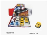 OBL647700 - Six warrior blocks are assembled car assortments