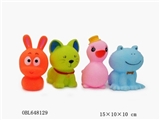 OBL648129 - Four evade glue animals into a bag