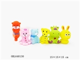 OBL648130 - Six evade glue animals into a bag