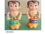 OBL648664 - Chain on the drums Indian boy