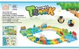 OBL648676 - 36 PCS electric train track building blocks