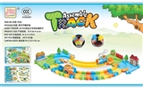 OBL648679 - 36 PCS electric train track building blocks
