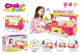 OBL648863 - Campus bus food truck kitchen suits with sound and light (not package)