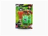 OBL650480 - 新版BEN10：手表发射器+飞碟3个+吸盘子弹3个（灯光+包电）
