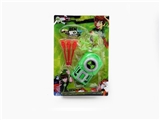OBL650481 - 新版BEN10:手表发射器+透明公仔+吸盘子弹3个（炫酷灯光+音乐+包电）