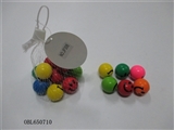 OBL650710 - 3.2 cm mesh bag 10 smiling face bounce the ball
