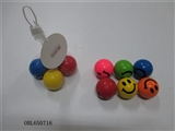 OBL650716 - 4.5 4 cm pockets of grain of smiling face bounce the ball