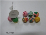 OBL650720 - 4.5 4 cm pockets of grain of red bounce the ball