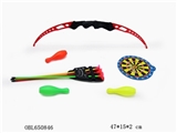 OBL650846 - Solid color with bow and arrow target Bowling