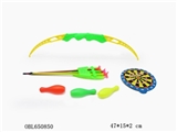 OBL650850 - Solid color with bow and arrow target Bowling