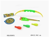 OBL650851 - Solid color with bow and arrow target Bowling