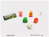 OBL651030 - 塘塑动物六只装