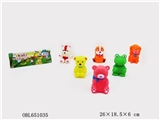 OBL651035 - 塘塑动物六只装