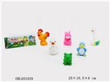OBL651039 - 塘塑动物六只装