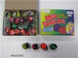 OBL651843 - Box 24 zhuang 5 cm black hand knead grape ball net