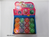 OBL651847 - Box 12 6.5 cm zhuang three conventional cartoon add fish flash bounce the ball