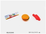 OBL652068 - Clip meat/food hamburgers/toys suit sausage