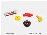 OBL652069 - Doughnuts/bread/ham sausage toy suit