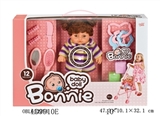 OBL652273 - 10 inch 12 sound evade glue all female doll accessories small plastic cart