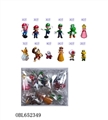 OBL652349 - 1.5-2.8寸超级玛丽奥单只公仔OPP袋装，12款一大包