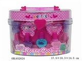 OBL652624 - Oval box of nail cosmetics set