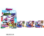 OBL653118 - 3 inches of the powerpuff girls only 1 inch pet card tin bagged three 15 bags display box (1080 PCS)