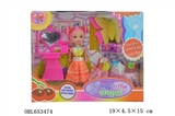 OBL653474 - Small 3.5 -inch barbie with accessories