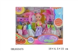 OBL653475 - Small 3.5 -inch barbie with accessories