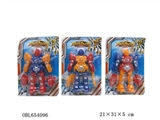 OBL654096 - As much as deformation robot with double flash lamp