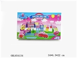 OBL654134 - Pink pig changed rail cars