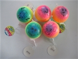 OBL654333 - Single only 10 cm rainbow animals face zhuang PU ball