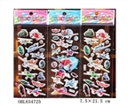 OBL654725 - The plane story bubbles stickers
