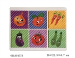 OBL654773 - Wooden 24 piece of fruit puzzles