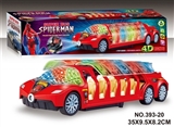 OBL654887 - 4 d electric universal projection light bus with open spiderman