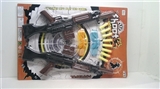 OBL655010 - The solid color black EVA gun (2 PCS) with 2 glasses