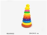 OBL656022 - Retaining ring round, have a solid color design smiles send us light duck "daruma"