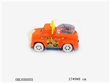 OBL656055 - Pull the light snow cartoon monkey car