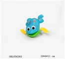 OBL656383 - Solid color paint on the chain between the frog