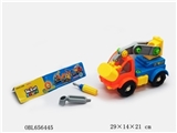 OBL656445 - Disassembling sliding cartoon truck (crane)