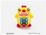 OBL656506 - The chicken on a harp