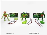 OBL656731 - 4 mixed/since teenage mutant ninja turtles