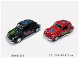 OBL657204 - 1：32甲壳虫复古合金车（3款混装）