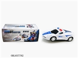 OBL657782 - The police car electric deformation