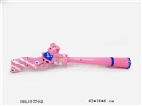 OBL657792 - 小猪佩奇七彩灯光音乐雪花投影枪