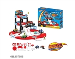 OBL657953 - Flame monster with two car parking lot