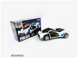 OBL658029 - 3 d lights a police car