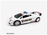 OBL658062 - The simulation of inertia a police car